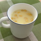 カップスープの素で☆冷たいコーンスープ